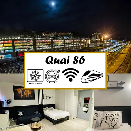 Quai 86 - Climatise Avec Parking, Proche Gare & Centre * פואטייה
