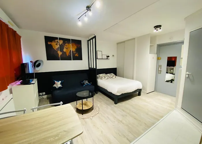 Quai 86 - Studio, Clim Mobile, Parking, Proche Gare & Centre 公寓