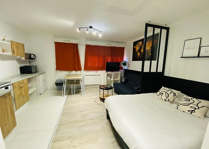 公寓 Quai 86 - Studio, Clim Mobile, Parking, Proche Gare & Centre